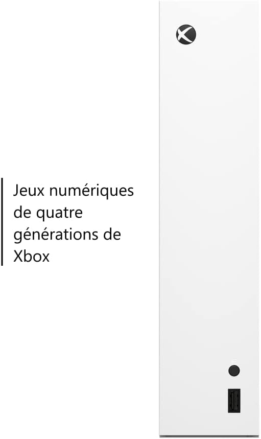Xbox Series S – 512 Go SSD – Édition Robot White – Console Next-Gen 100% Digitale – 1440p / 120 FPS