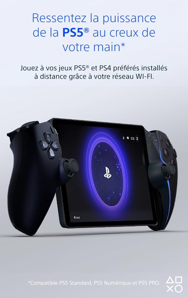 PlayStation Portal – Console Portable Officielle pour PS5 – Écran 8" HD – Streaming Wi-Fi – DualSense Intégré