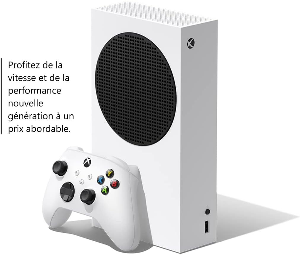 Xbox Series S – 512 Go SSD – Édition Robot White – Console Next-Gen 100% Digitale – 1440p / 120 FPS