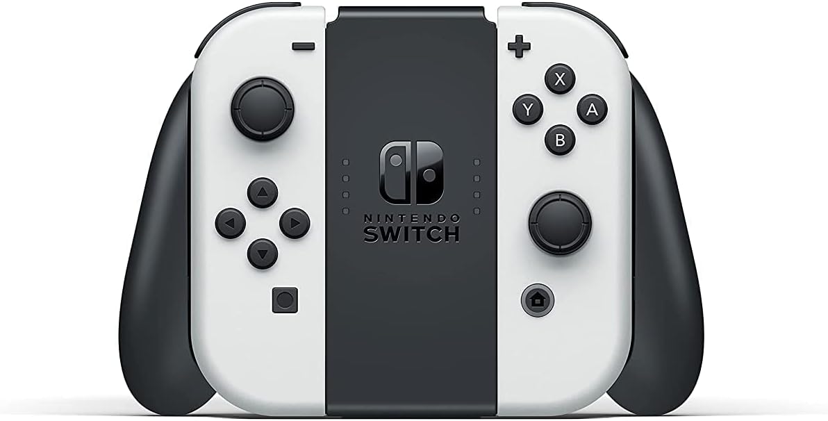Console Nintendo Switch OLED – Modèle Blanc – Station d’accueil + Joy-Con – Écran 7" OLED