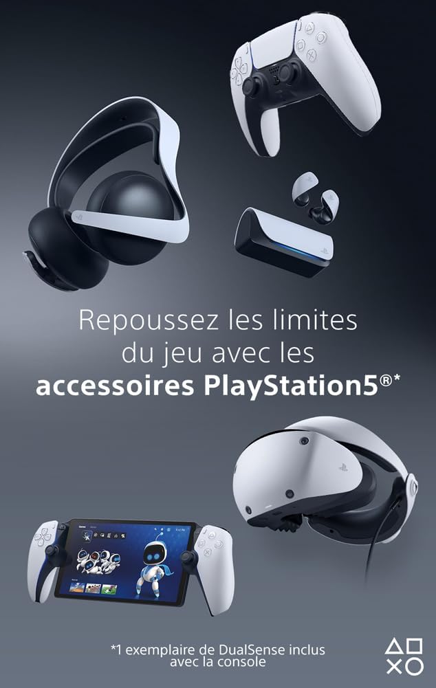 PlayStation Portal – Console Portable Officielle pour PS5 – Écran 8" HD – Streaming Wi-Fi – DualSense Intégré