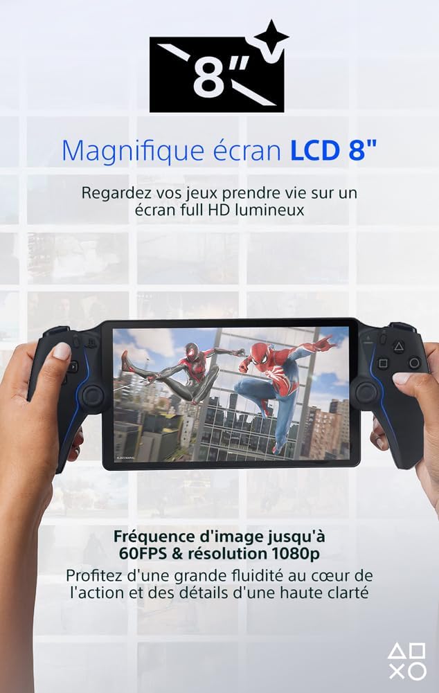 PlayStation Portal – Console Portable Officielle pour PS5 – Écran 8" HD – Streaming Wi-Fi – DualSense Intégré