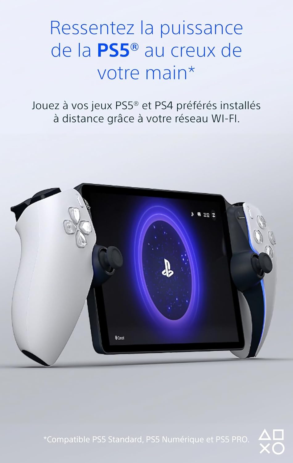 PlayStation Portal – Console Portable Officielle pour PS5 – Écran 8" HD – Streaming Wi-Fi – DualSense Intégré