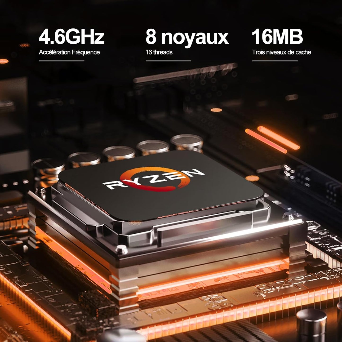 PC Gamer SUEVERY – Intel Core i7, 16 Threads, 32 Go RAM, SSD 1 To, GTX 1060, Windows 11 – Tour Gaming Multitâche Haute Performance