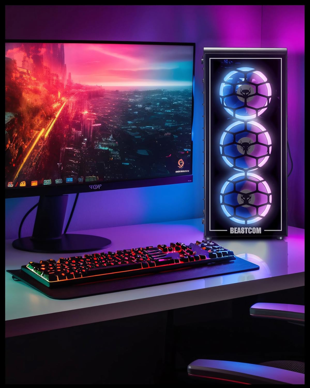 PC Gamer ACEMAGIC – Ryzen 5 5600U, 16 Go RAM, SSD 512 Go, Radeon Vega 7, WiFi 6, Windows 11 – Mini Tour Compacte Haute Performance