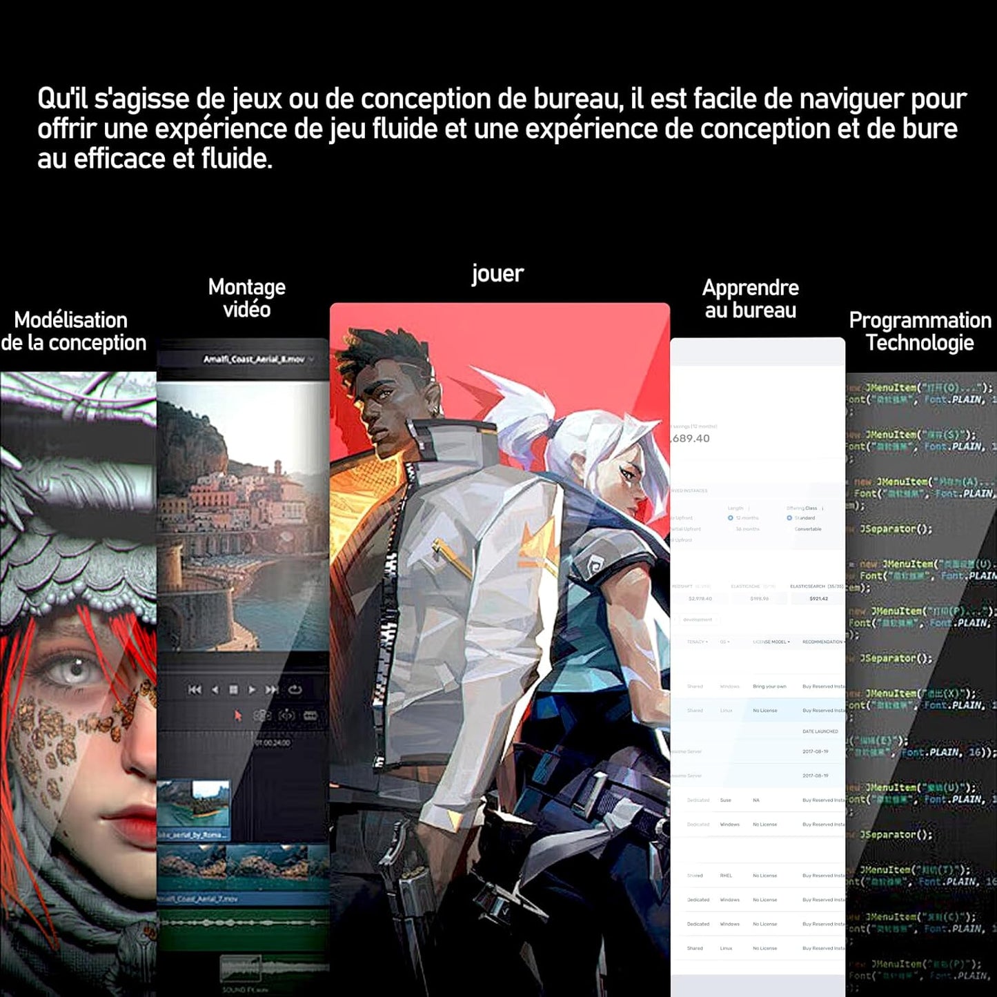 PC Gamer SUEVERY – Intel Core i7, 16 Threads, 32 Go RAM, SSD 1 To, GTX 1060, Windows 11 – Tour Gaming Multitâche Haute Performance