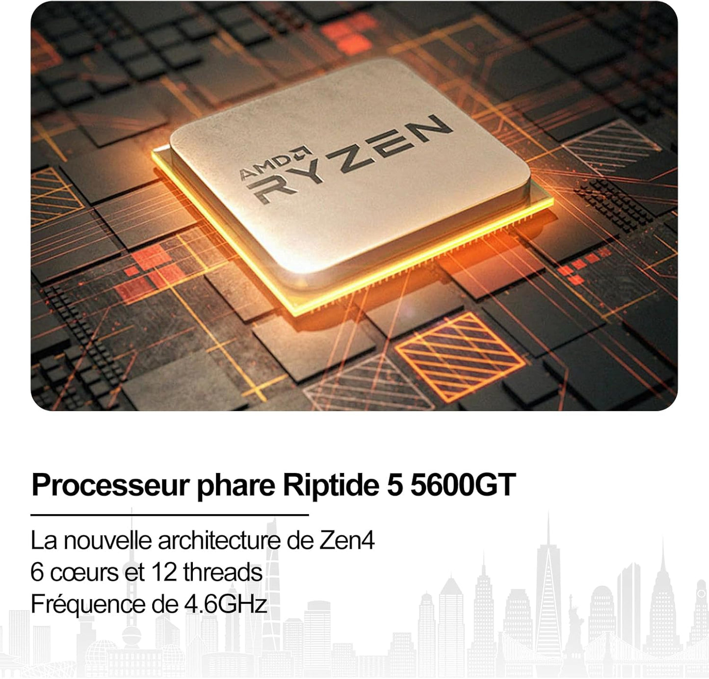 PC Gamer SUEVERY – Intel Core i7, 16 Threads, 32 Go RAM, SSD 1 To, GTX 1060, Windows 11 – Tour Gaming Multitâche Haute Performance
