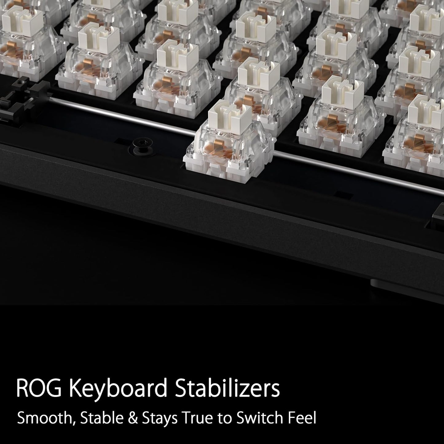 Clavier Gaming ASUS ROG Strix Scope II 96 Wireless – Mécanique, Azerty, Switchs ROG NX, RGB, Tri-mode (2.4 GHz, Bluetooth, USB), Repose-Poignets Inclus