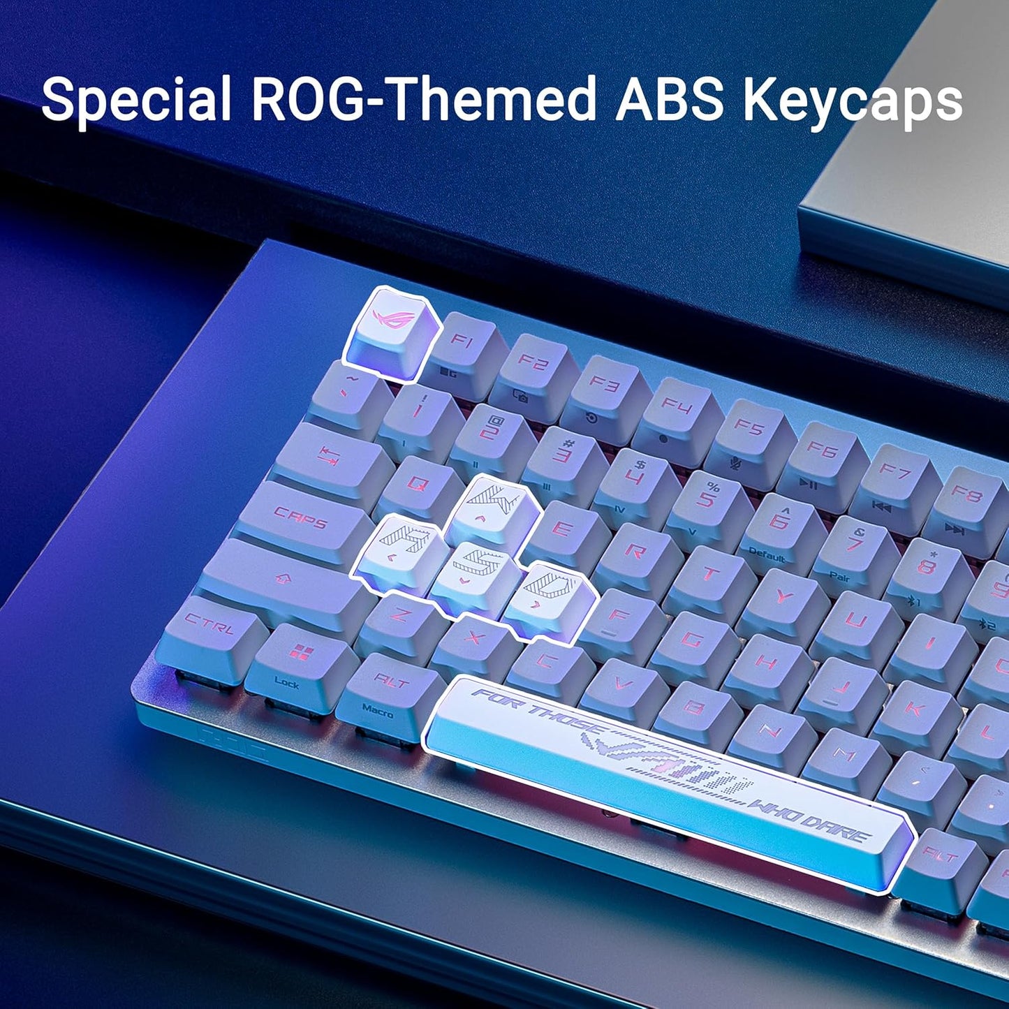 Clavier Gaming ASUS ROG Strix Scope II 96 Wireless – Mécanique, Azerty, Switchs ROG NX, RGB, Tri-mode (2.4 GHz, Bluetooth, USB), Repose-Poignets Inclus