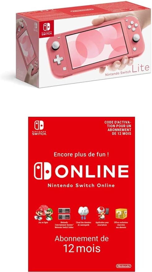 Nintendo Switch Lite – Console Portable Édition Turquoise – Écran 5,5" HD – Jeux Nintendo en mobilité – Modèle 2023