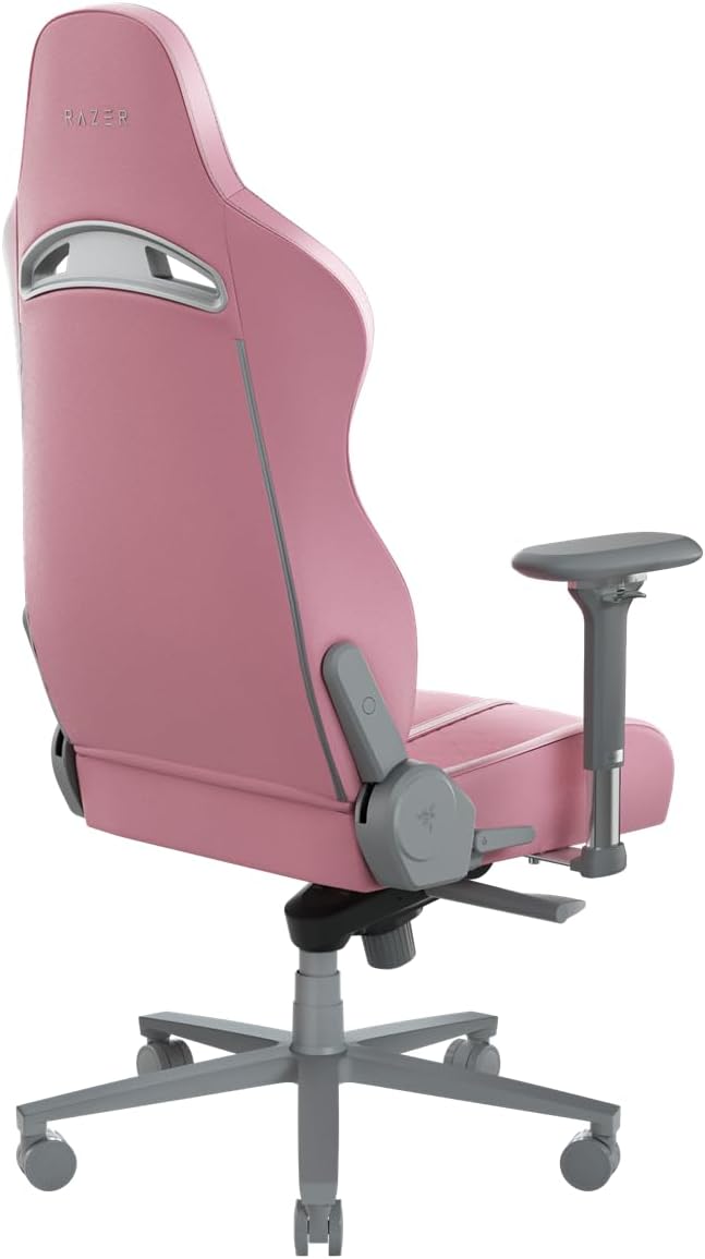 Razer Iskur – Chaise Gaming Premium avec Soutien Lombaire Intégré, Rembourrage en Mousse Haute Densité, Finition Cuir Synthétique Multicouche