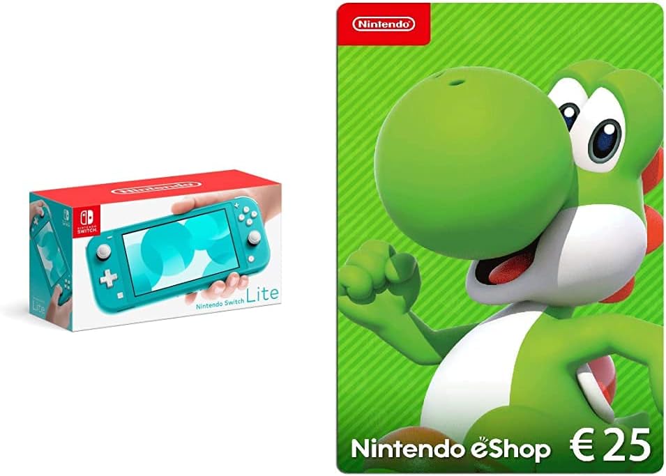 Nintendo Switch Lite – Console Portable Édition Turquoise – Écran 5,5" HD – Jeux Nintendo en mobilité – Modèle 2023