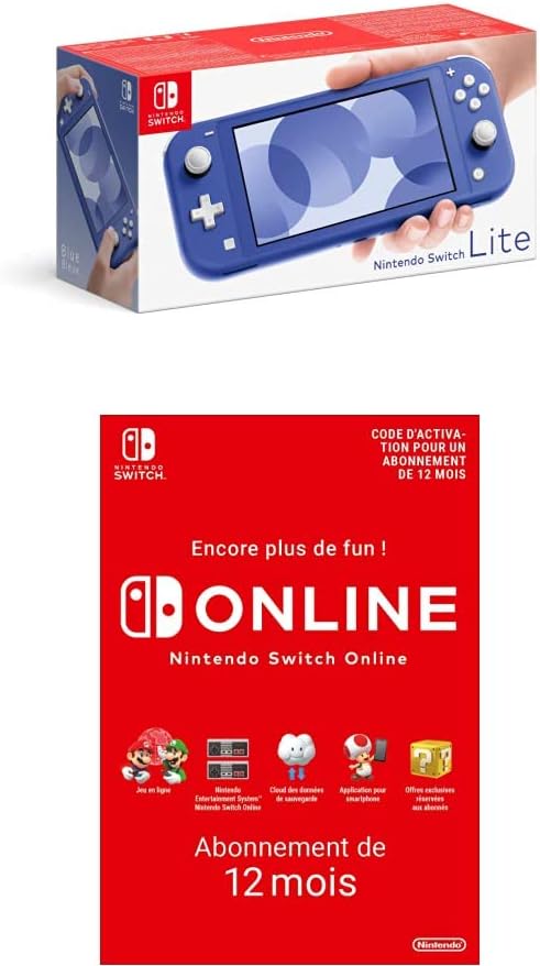 Nintendo Switch Lite – Console Portable Édition Turquoise – Écran 5,5" HD – Jeux Nintendo en mobilité – Modèle 2023