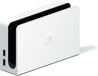 Console Nintendo Switch OLED – Modèle Blanc – Station d’accueil + Joy-Con – Écran 7" OLED