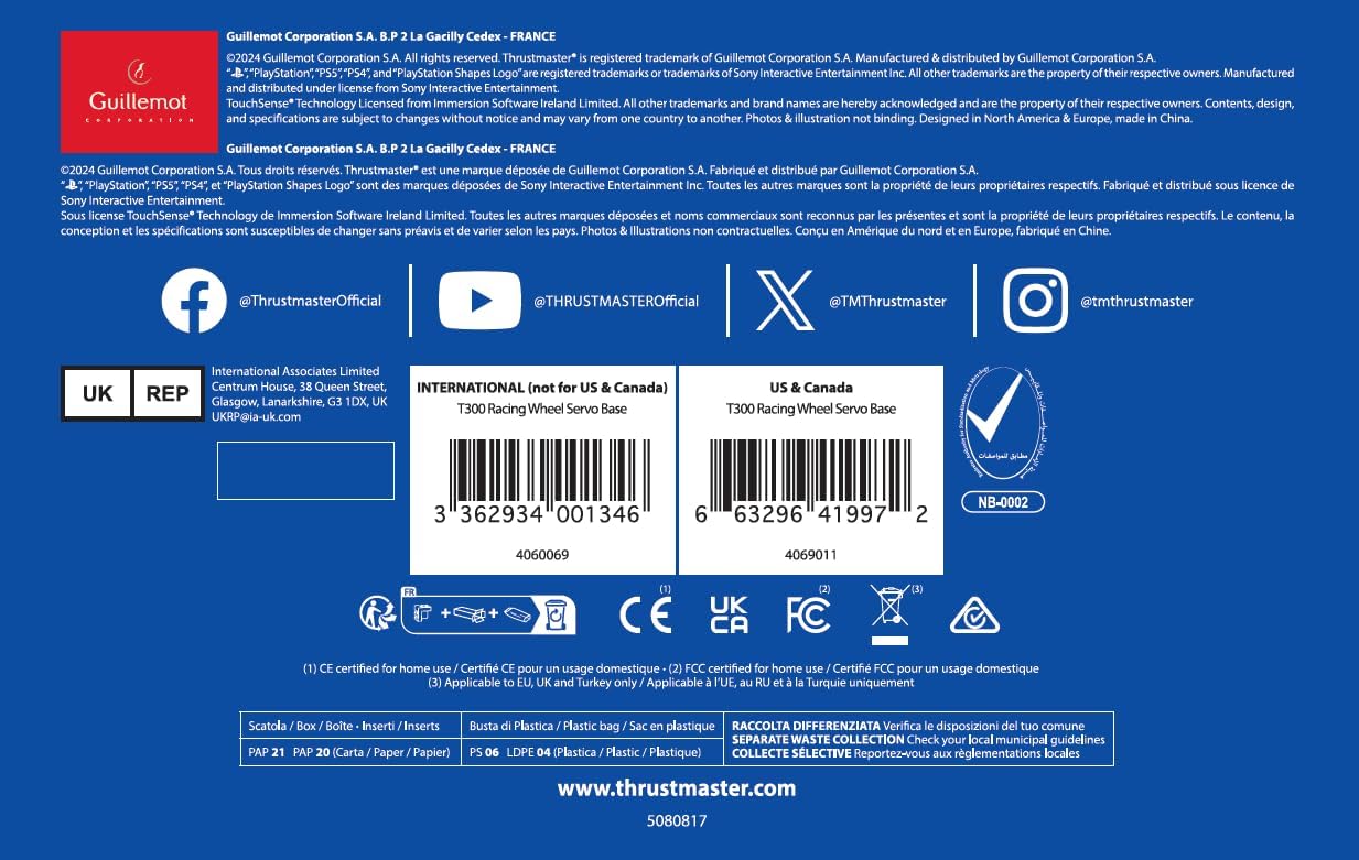 Wheel Stand Pro TX Deluxe – Support solide pour T300, T-GT, T150