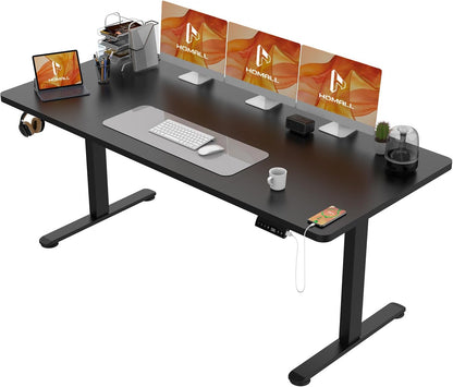 Bureau Gaming Électrique Homall – Réglable en Hauteur avec Moteur Silencieux – Fonction Anti-Collision – Surface 120 x 60 cm – Design Ergonomique RGB