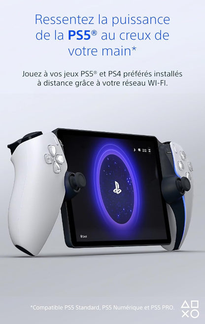 PlayStation Portal – Console Portable Officielle pour PS5 – Écran 8" HD – Streaming Wi-Fi – DualSense Intégré