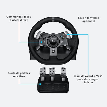 Logitech G29 Driving Force – Volant + Pédalier Sim Racing