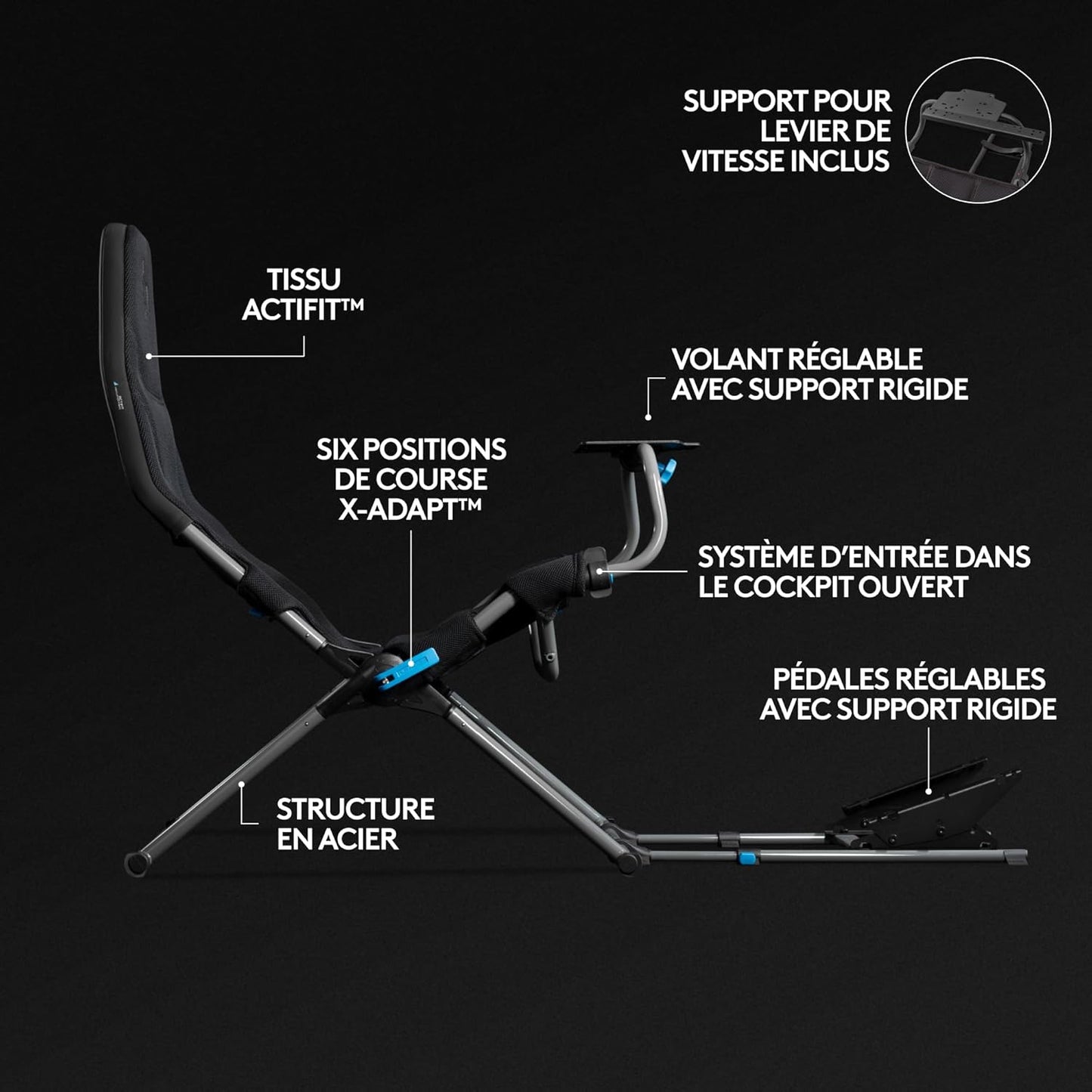 Logitech G29 Driving Force – Volant + Pédalier Sim Racing