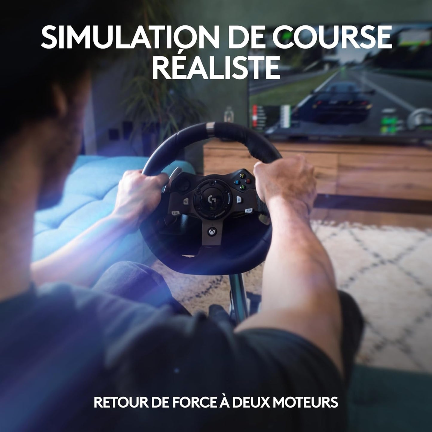 Logitech G29 Driving Force – Volant + Pédalier Sim Racing