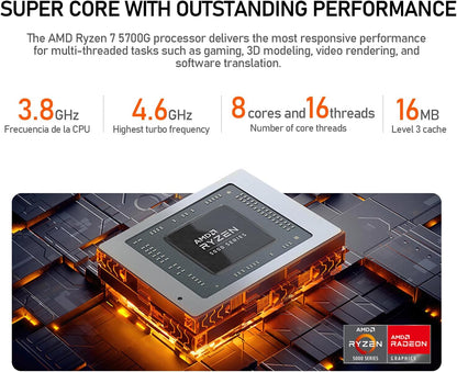 PC Gamer SUEVERY – Intel Core i7, 16 Threads, 32 Go RAM, SSD 1 To, GTX 1060, Windows 11 – Tour Gaming Multitâche Haute Performance