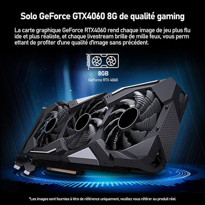 PC Gamer SUEVERY – Intel Core i7, 16 Threads, 32 Go RAM, SSD 1 To, GTX 1060, Windows 11 – Tour Gaming Multitâche Haute Performance