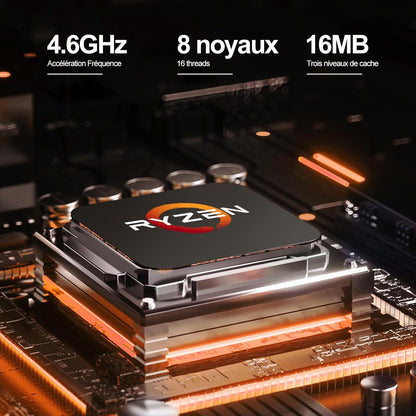 PC Gamer SUEVERY – Intel Core i7, 16 Threads, 32 Go RAM, SSD 1 To, GTX 1060, Windows 11 – Tour Gaming Multitâche Haute Performance