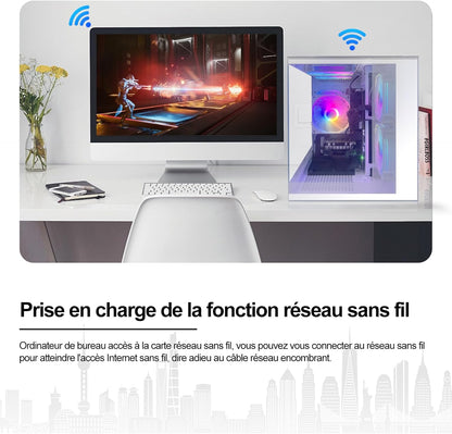 PC Gamer SUEVERY – Intel Core i7, 16 Threads, 32 Go RAM, SSD 1 To, GTX 1060, Windows 11 – Tour Gaming Multitâche Haute Performance