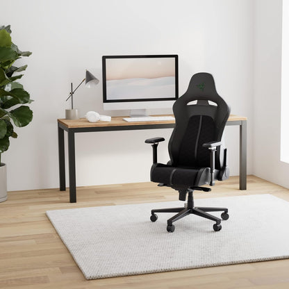 Razer Iskur – Chaise Gaming Premium avec Soutien Lombaire Intégré, Rembourrage en Mousse Haute Densité, Finition Cuir Synthétique Multicouche