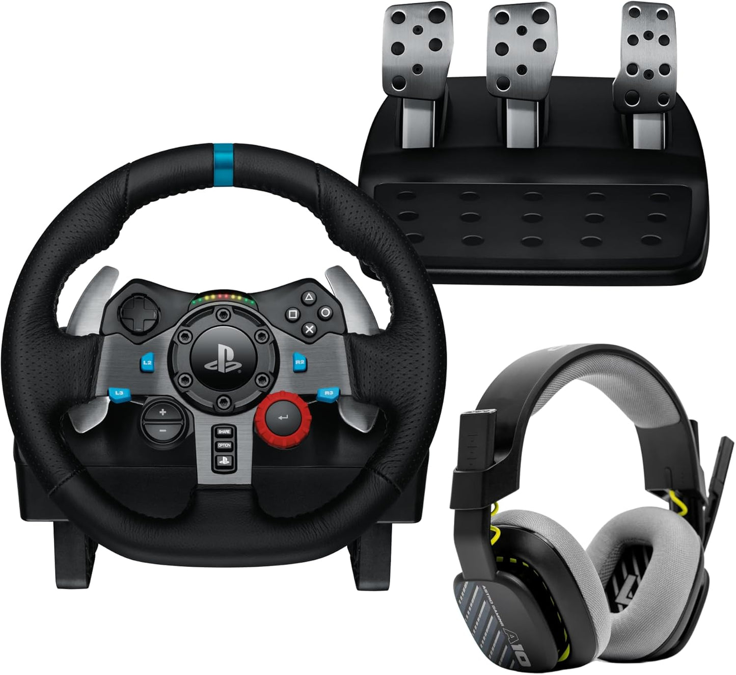 Logitech G29 Driving Force – Volant + Pédalier Sim Racing