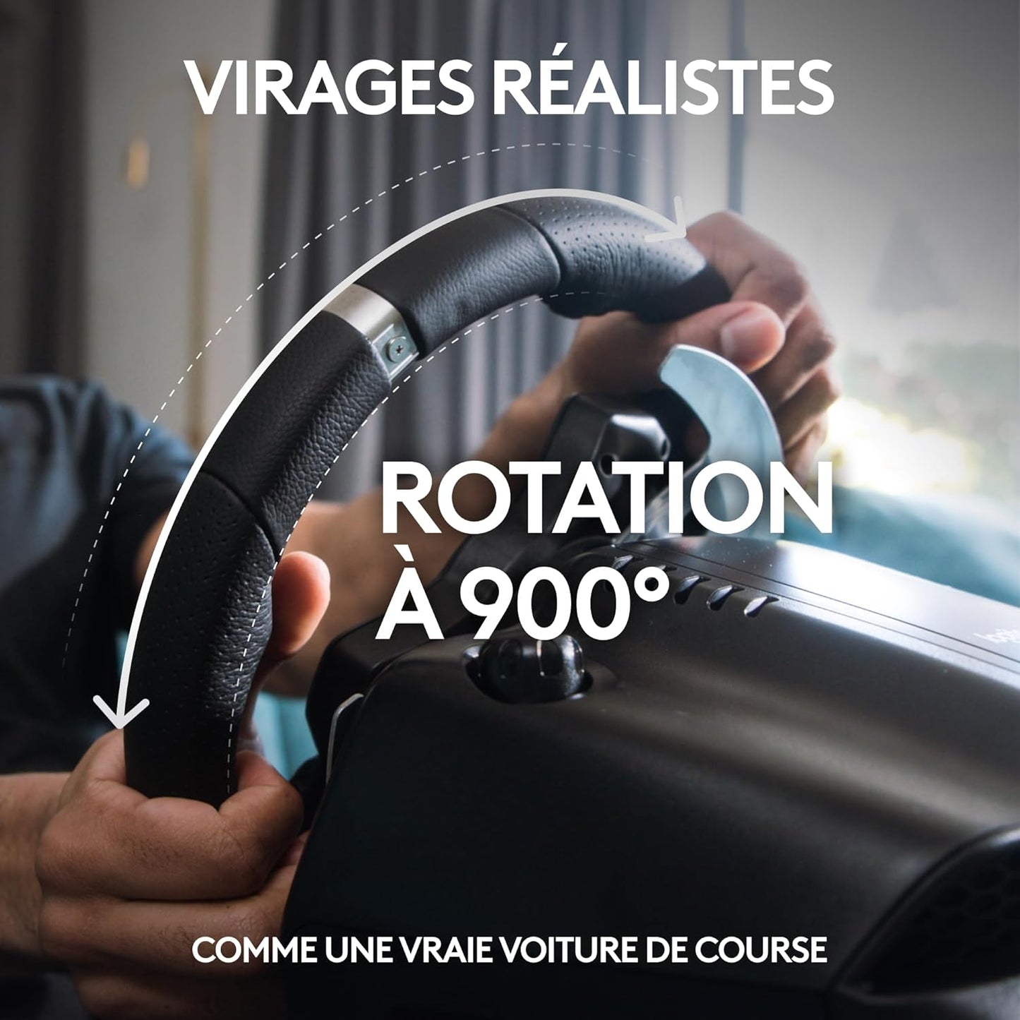 Logitech G29 Driving Force – Volant + Pédalier Sim Racing