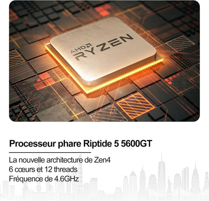 PC Gamer SUEVERY – Intel Core i7, 16 Threads, 32 Go RAM, SSD 1 To, GTX 1060, Windows 11 – Tour Gaming Multitâche Haute Performance