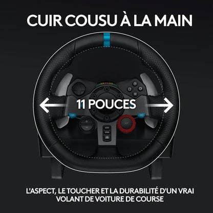 Logitech G29 Driving Force – Volant + Pédalier Sim Racing