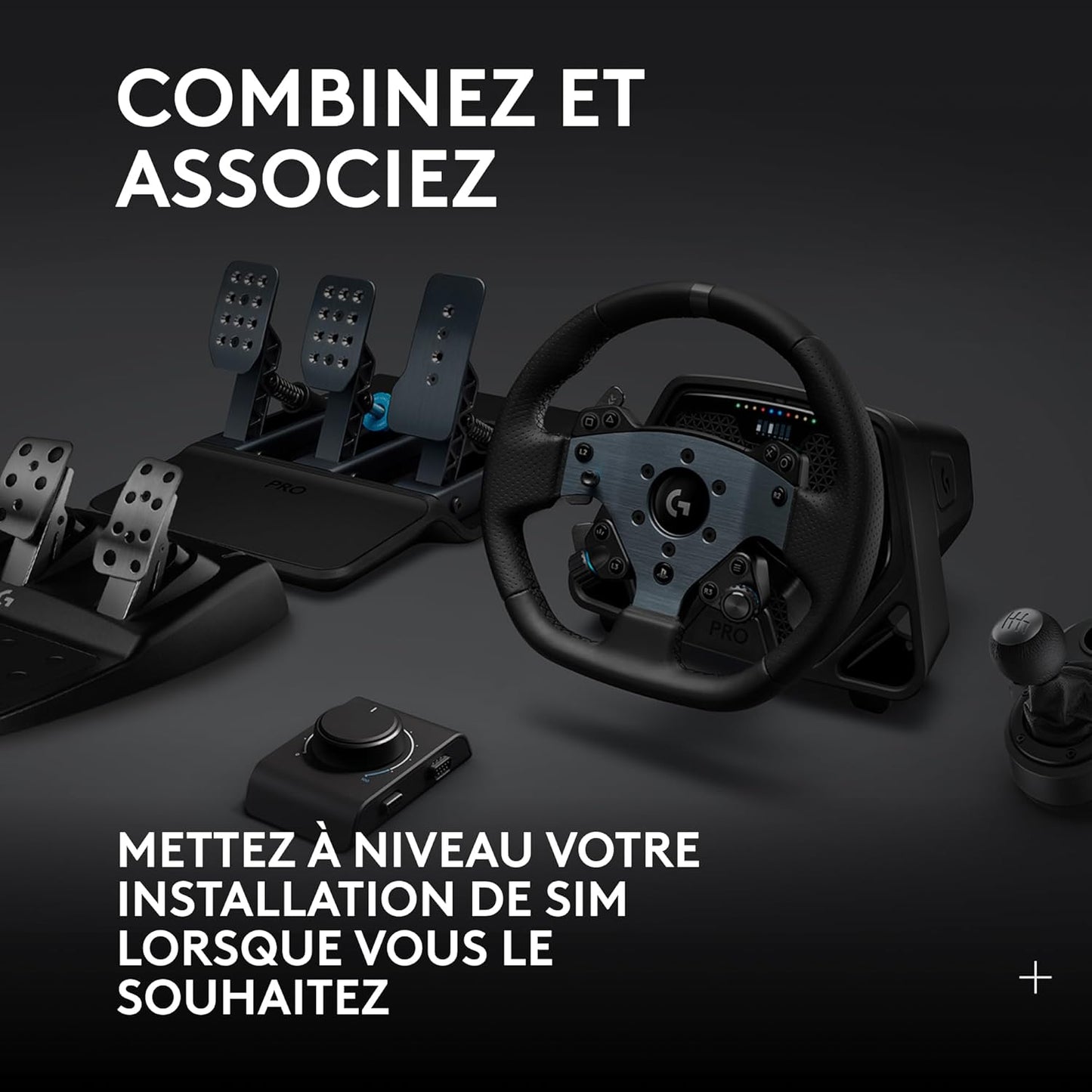 Logitech G29 Driving Force – Volant + Pédalier Sim Racing