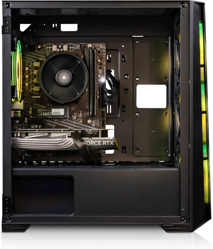 PC Gamer ADMI – AMD Ryzen 5 5500, 16 Go RAM, SSD 1 To, NVIDIA GeForce RTX 4060, Windows 11 – Boîtier RGB Gaming Hautes Performances