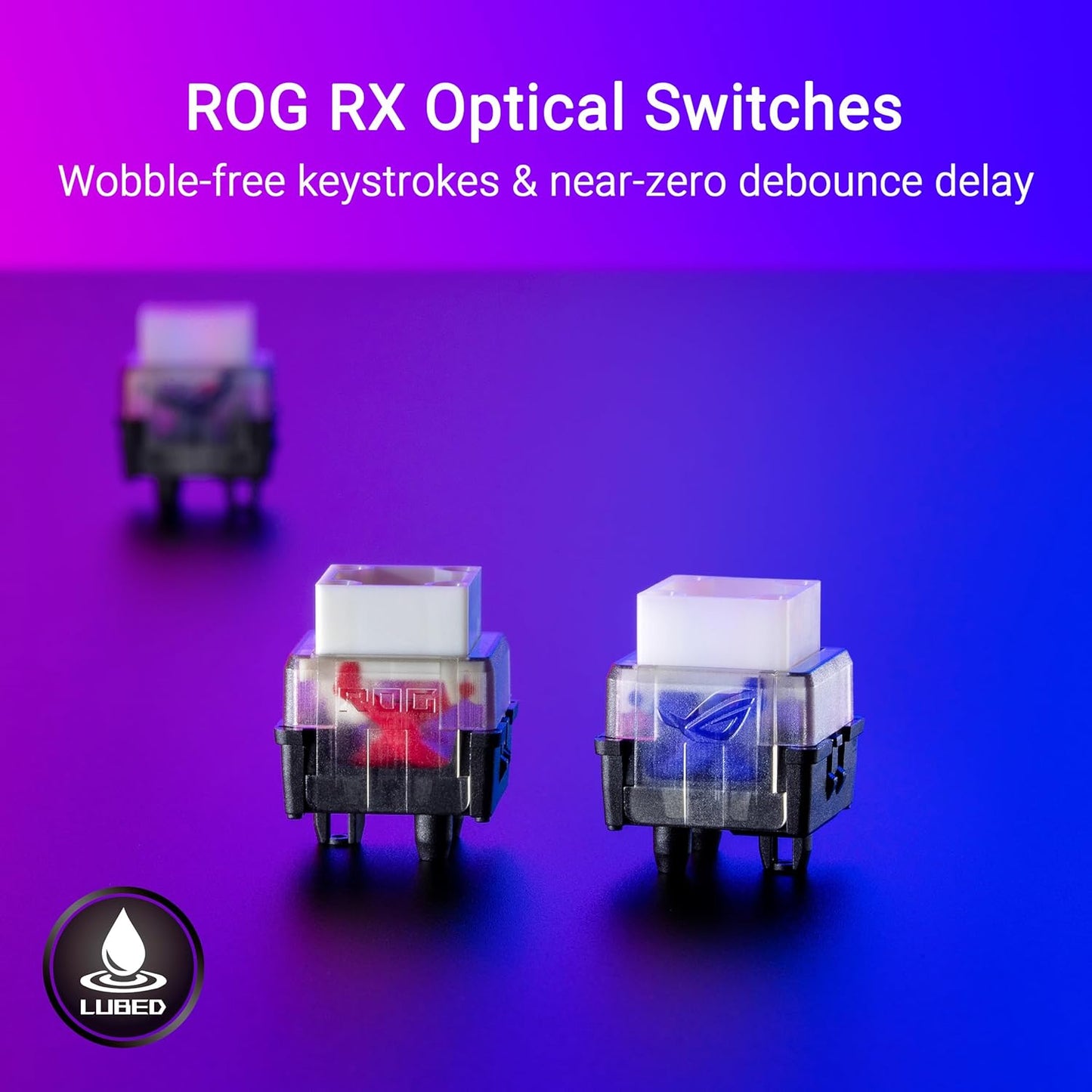 Clavier Gaming ASUS ROG Strix Scope II 96 Wireless – Mécanique, Azerty, Switchs ROG NX, RGB, Tri-mode (2.4 GHz, Bluetooth, USB), Repose-Poignets Inclus