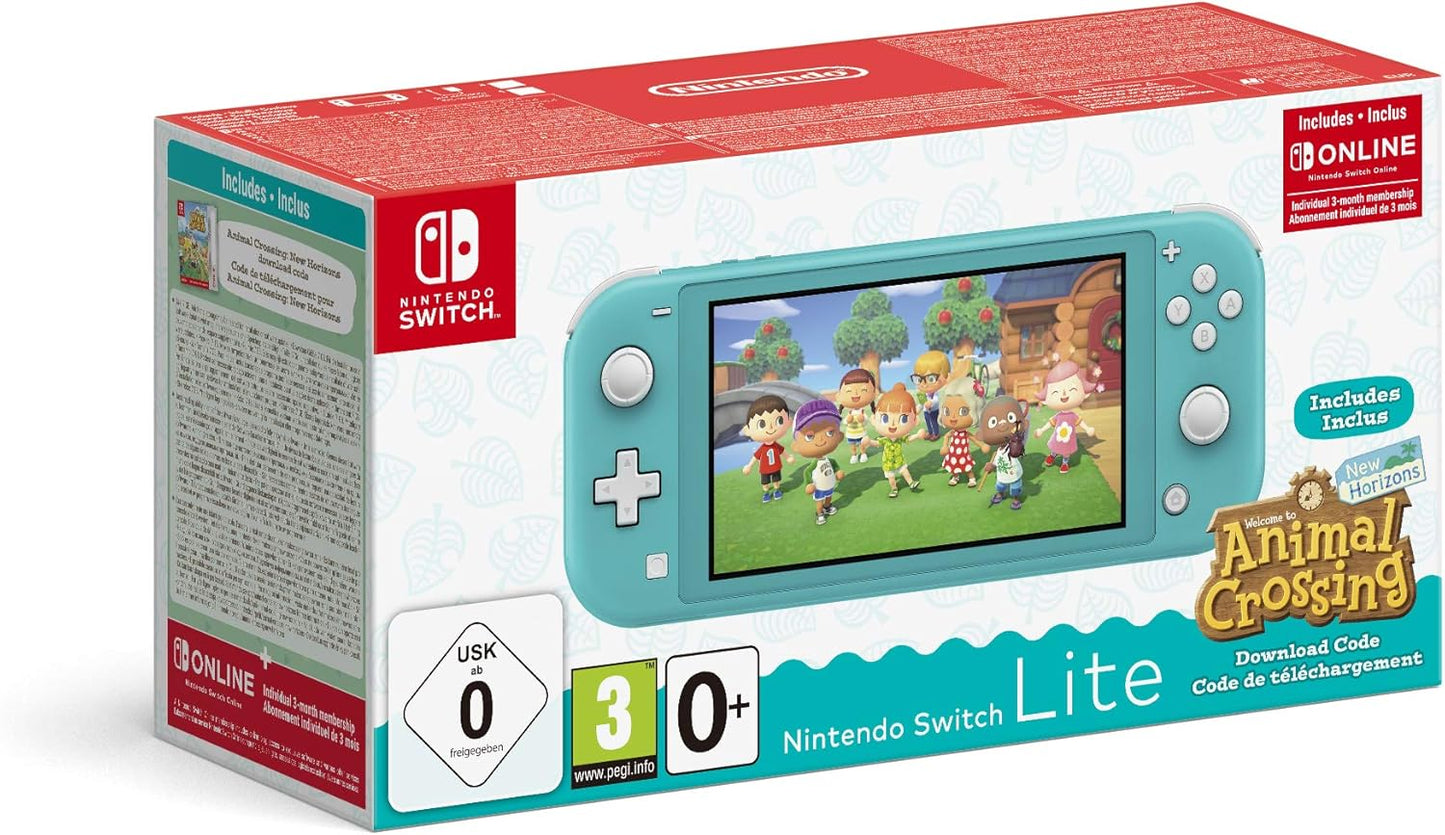 Nintendo Switch Lite – Console Portable Édition Turquoise – Écran 5,5" HD – Jeux Nintendo en mobilité – Modèle 2023