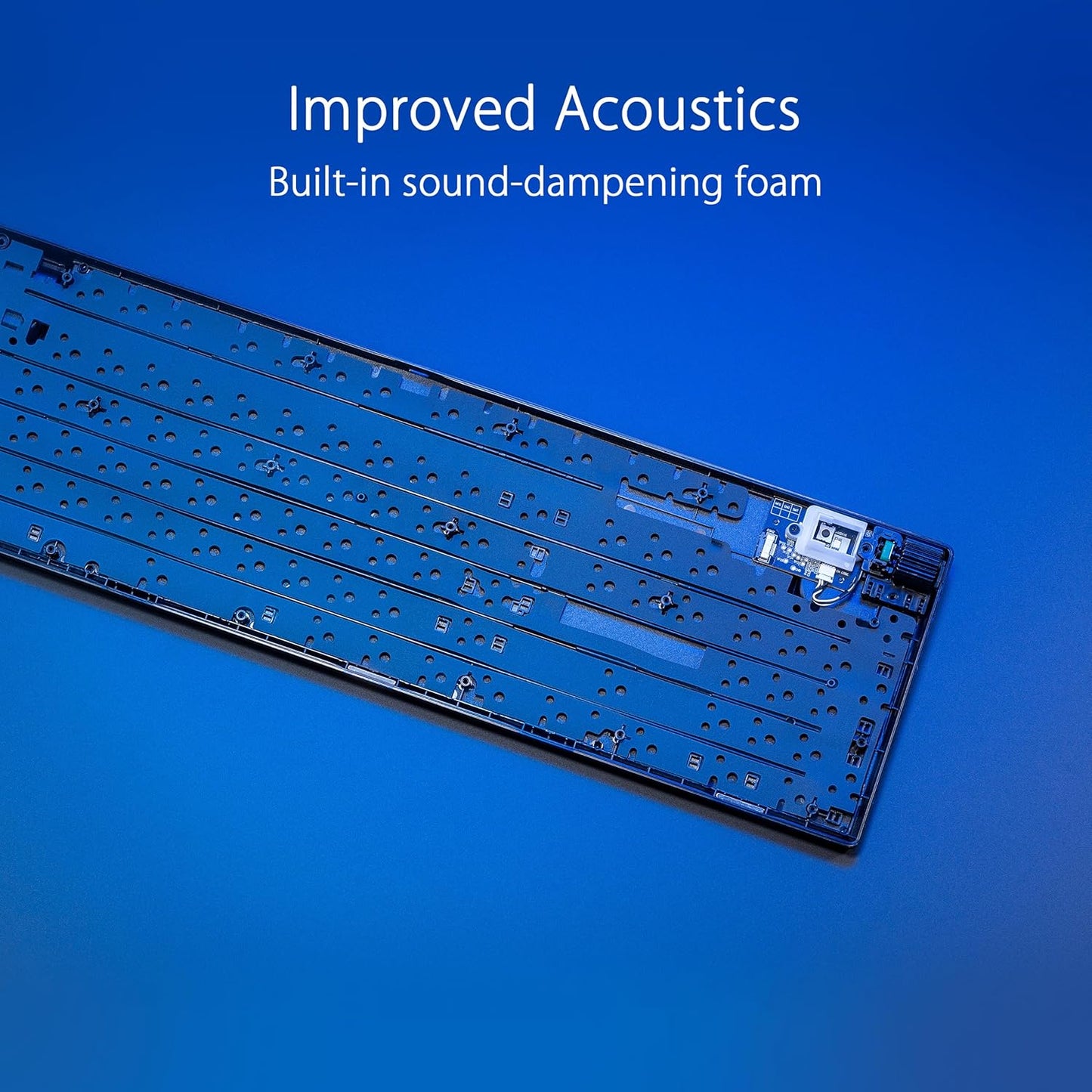 Clavier Gaming ASUS ROG Strix Scope II 96 Wireless – Mécanique, Azerty, Switchs ROG NX, RGB, Tri-mode (2.4 GHz, Bluetooth, USB), Repose-Poignets Inclus