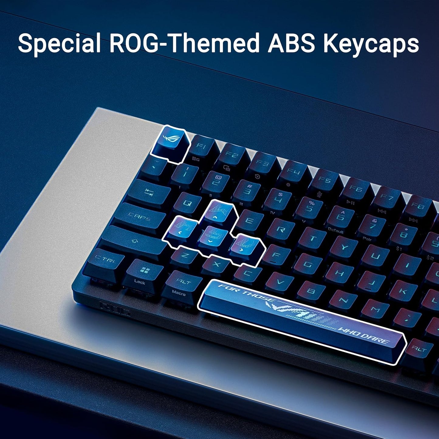 Clavier Gaming ASUS ROG Strix Scope II 96 Wireless – Mécanique, Azerty, Switchs ROG NX, RGB, Tri-mode (2.4 GHz, Bluetooth, USB), Repose-Poignets Inclus